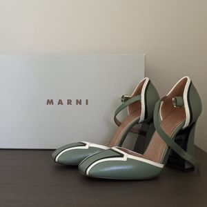 Marni Metal-Detailed Mary Jane Pumps